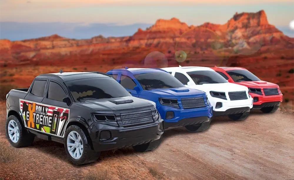 Carrinho Pickup Rally Extreme 19 Cm Plástico Cores Sortidas, Samba Toys 0029, +3 Anos - 148013