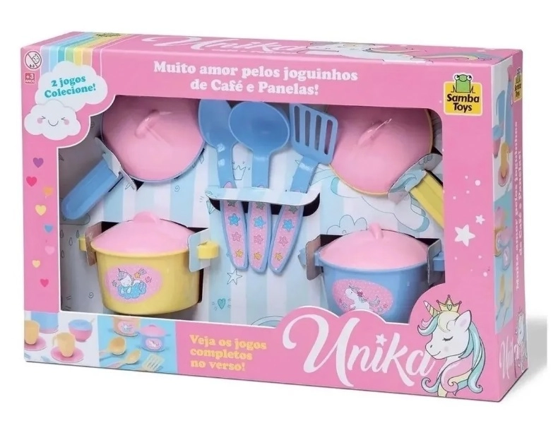 Conjunto Panelinha Casinha Un Unicornio