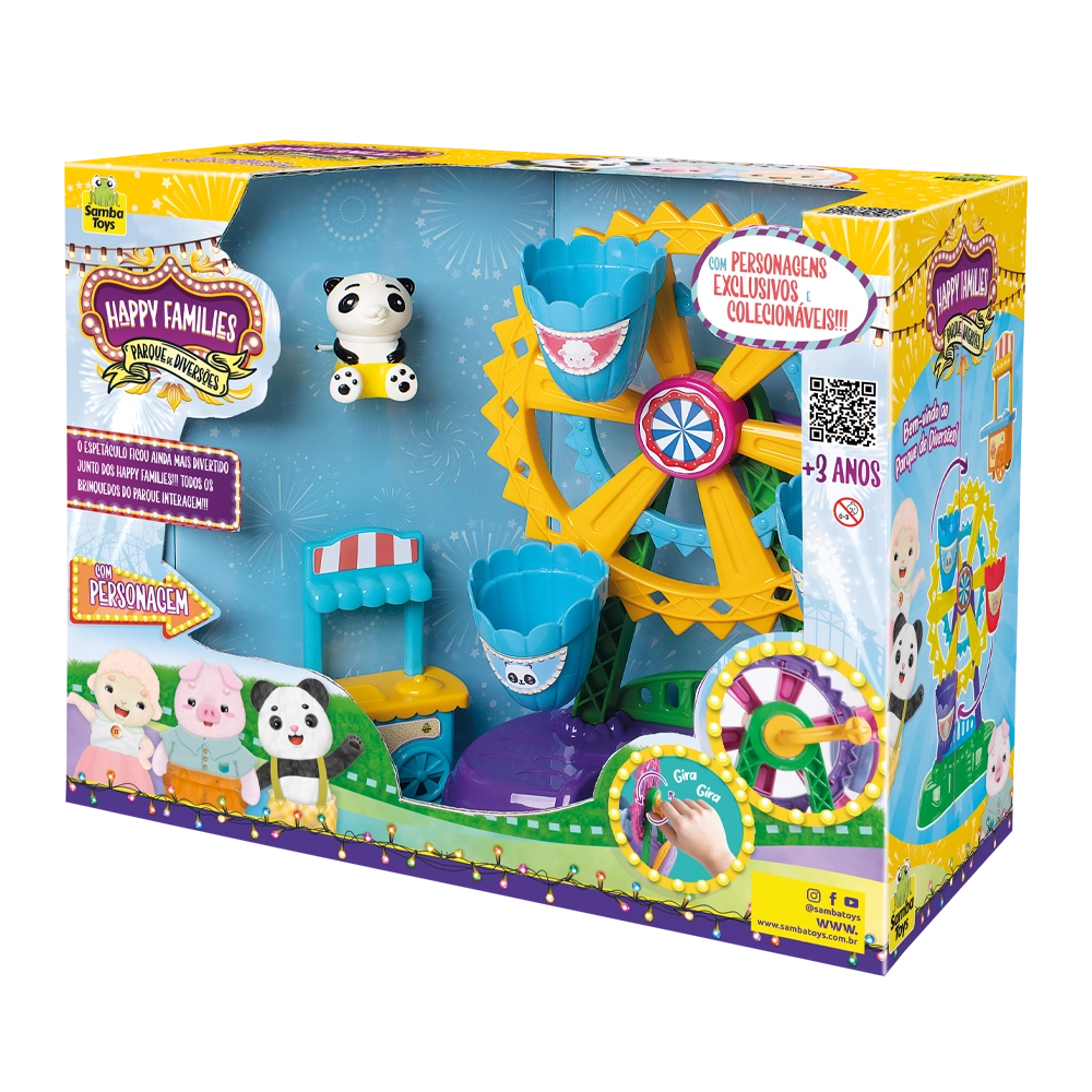 Happy Families Parque Diversao Roda Gigante 305 Samba Toys