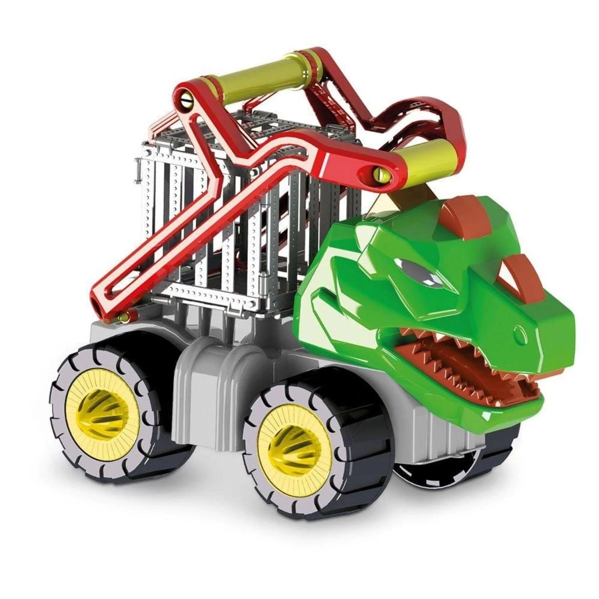 Carro Dinossauro Construction Jaula Rex Triceratops 153 Samba Toys