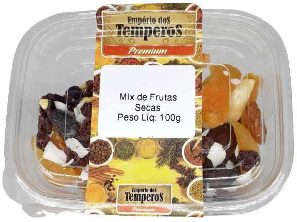 Mix De Frutas Secas Emporio Temperos Pt 100g