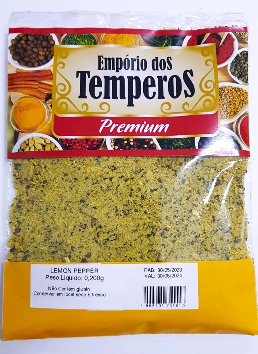 Lemon Pepper Emporio Temperos 200g