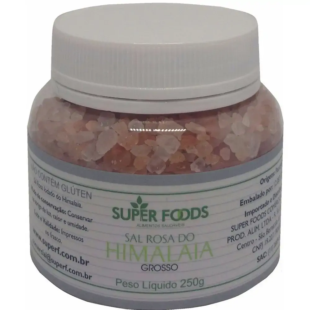 Sal Rosa Do Himalaia Grosso 250g Superfoods