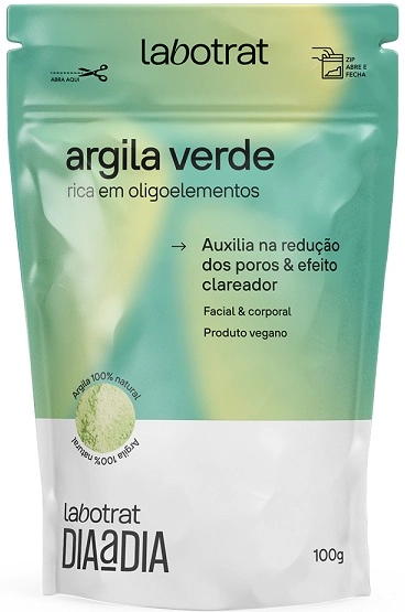 ARGILA VERDE EM PO 100G LABOTRAT