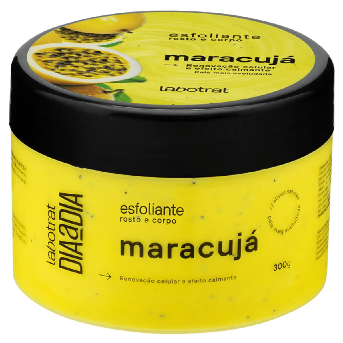 Esfoliante Corporal E Facial Maracujá Labotrat Dia A Dia Pote 300g