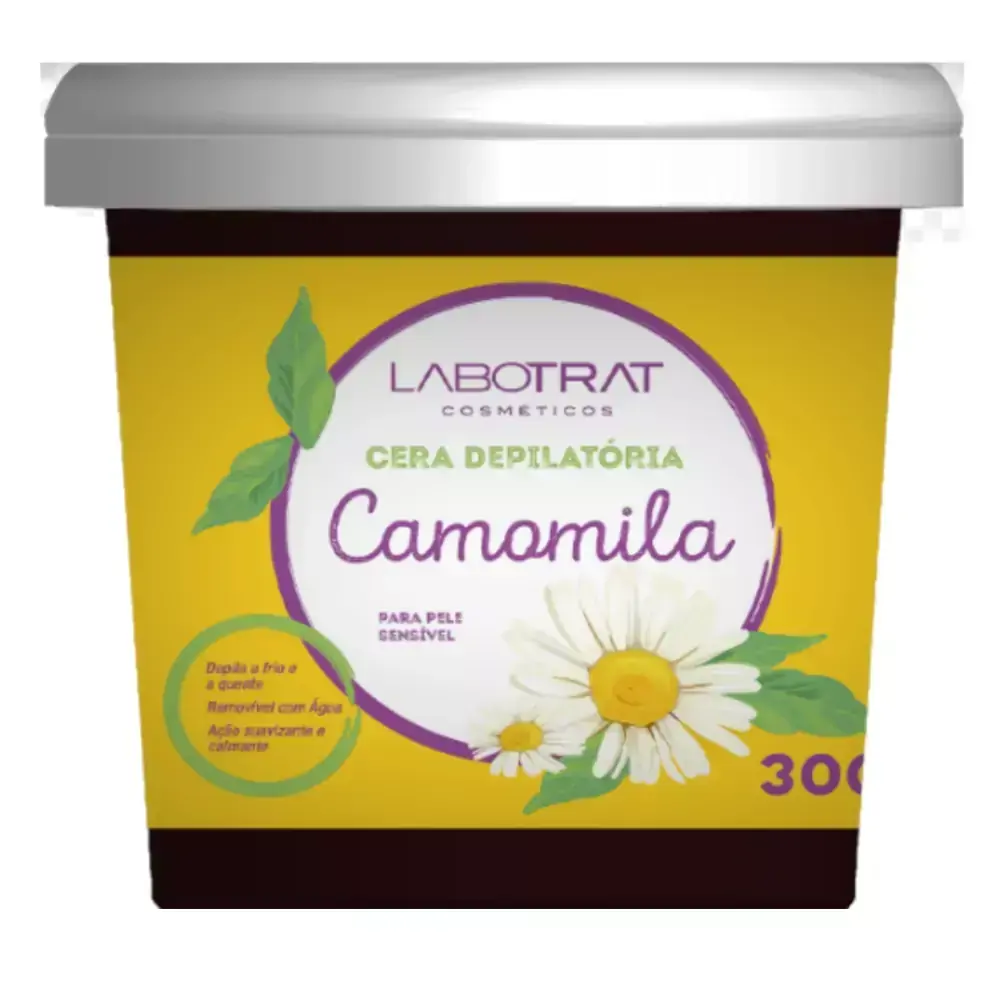 CERA DEPILAÇÃO CAMOMILA 300G LABOTRAT