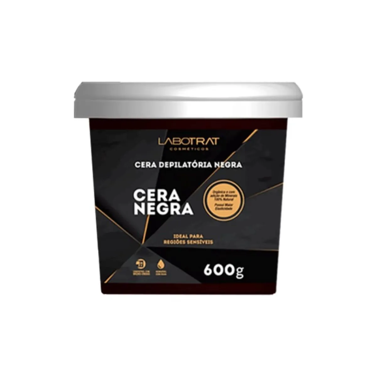 Cera depilação negra 600g - Labotrat
