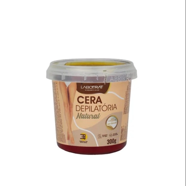 CERA DEPILAÇÃO NATURAL 300G LABOTRAT