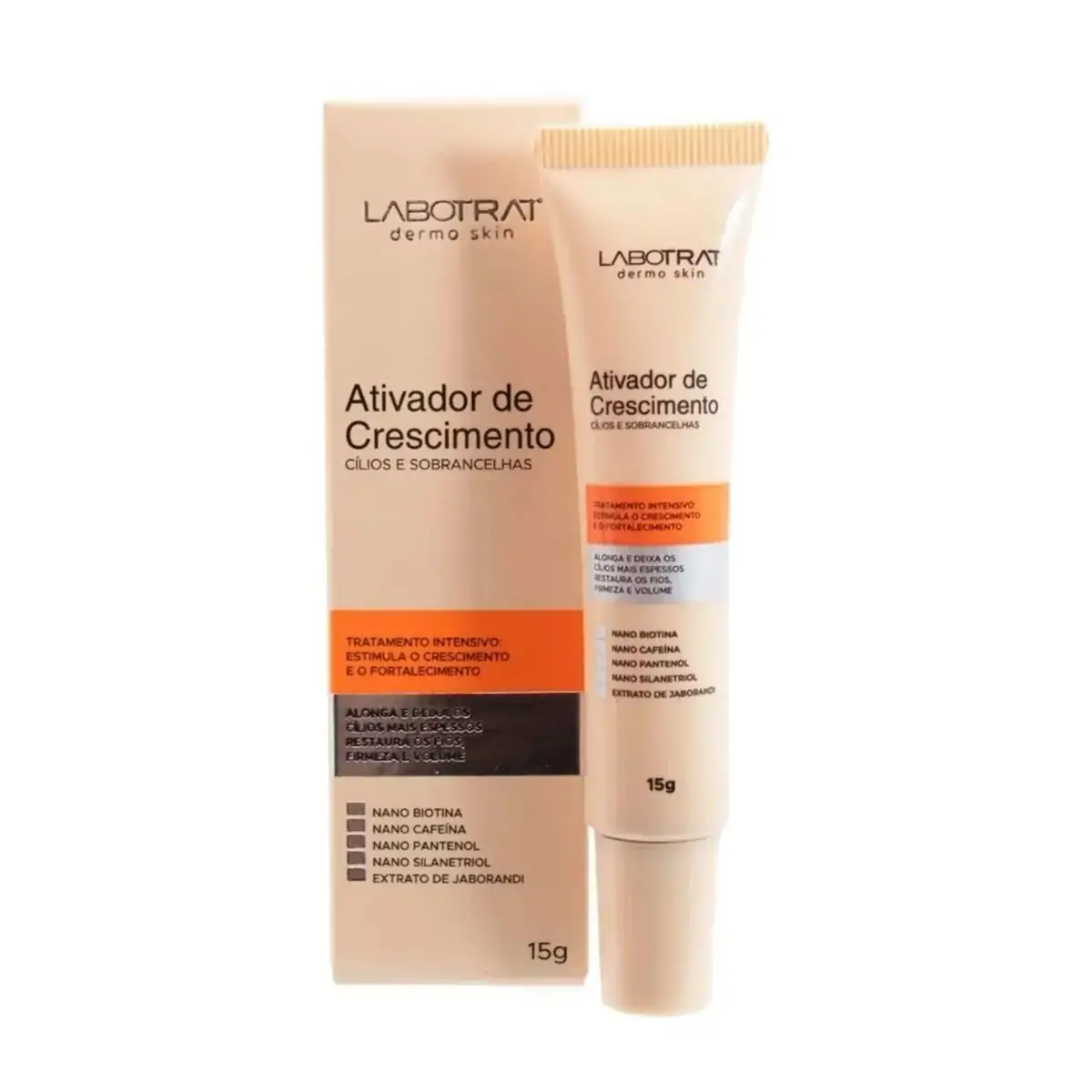 ATIVADOR DE CRESCIMENTO CILIOS E SOBRANCELHAS 15G LABOTRAT