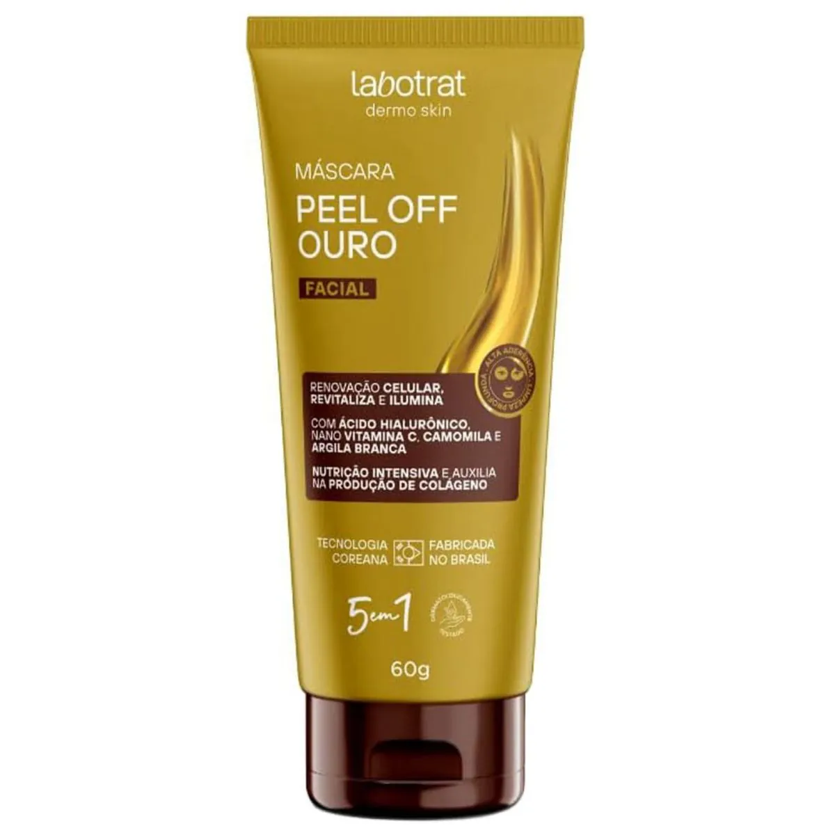 Mascara Facial Labotrat Peel Off Ouro 60g