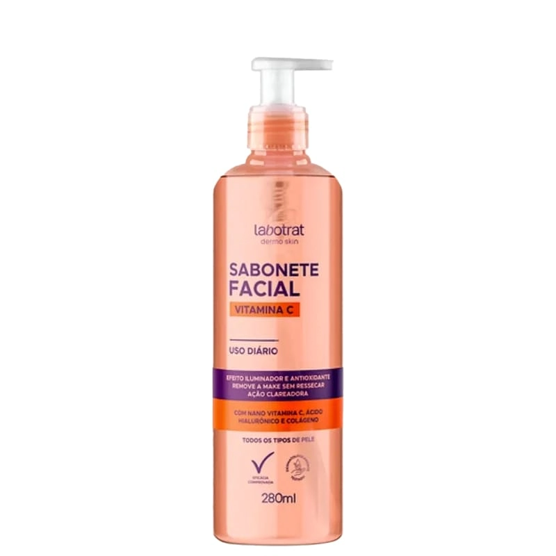Sabonete Líquido Facial Com Vitamina C Labotrat 280ml