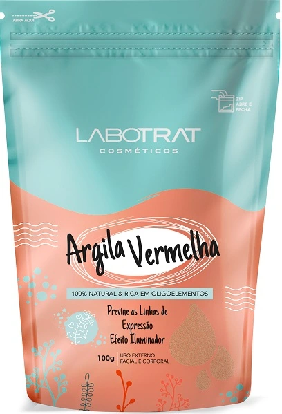 Argila Labotrat Dia A Dia 100g Vermelha