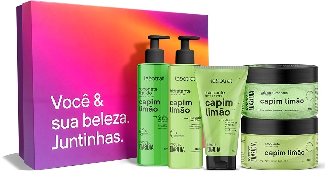 Kit Dia A Dia Labotrat Exp De Banho Capim Limao C 5 Itens