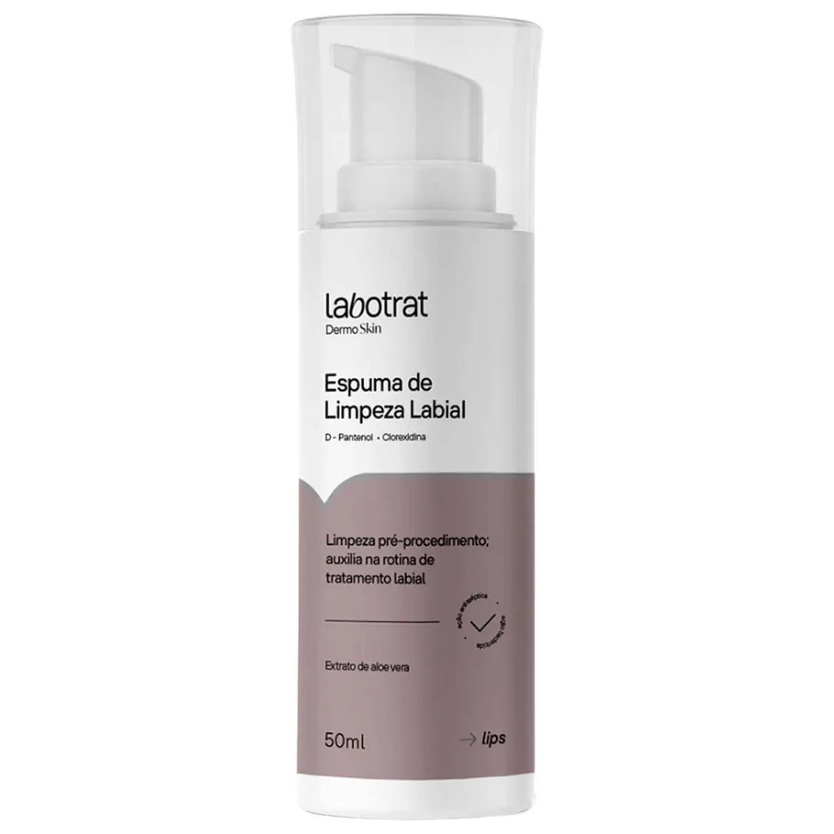 Espuma De Limpeza Labial 50ml Dermoskin Labotrat