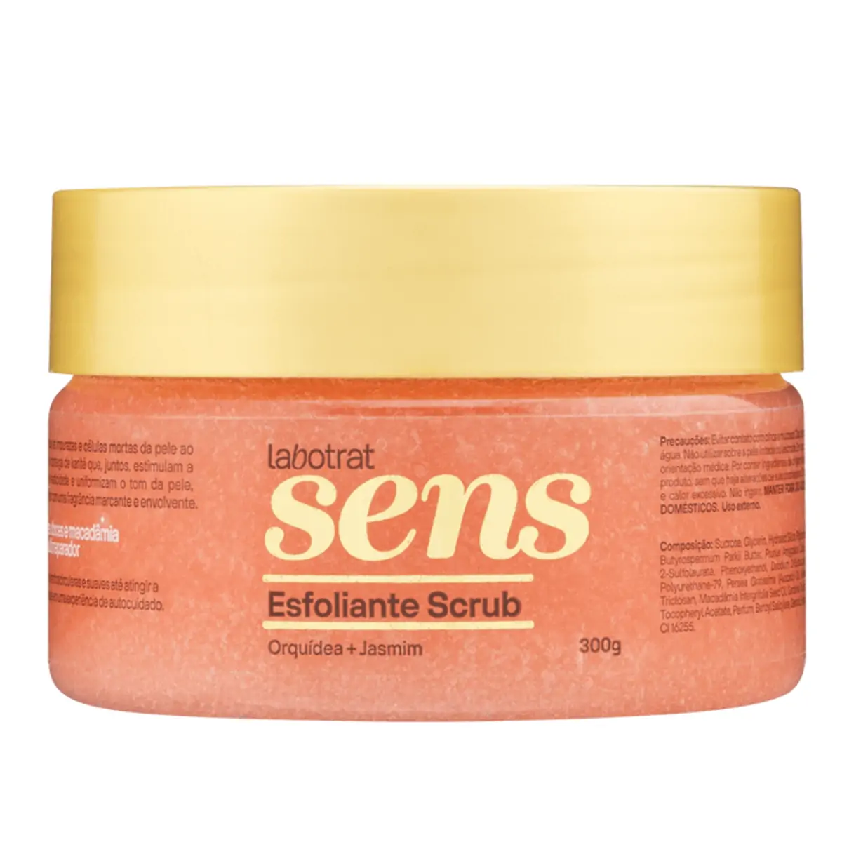 Esfoliante Scrub Orquídea E Jasmim Labotrat Sens Pote 300g
