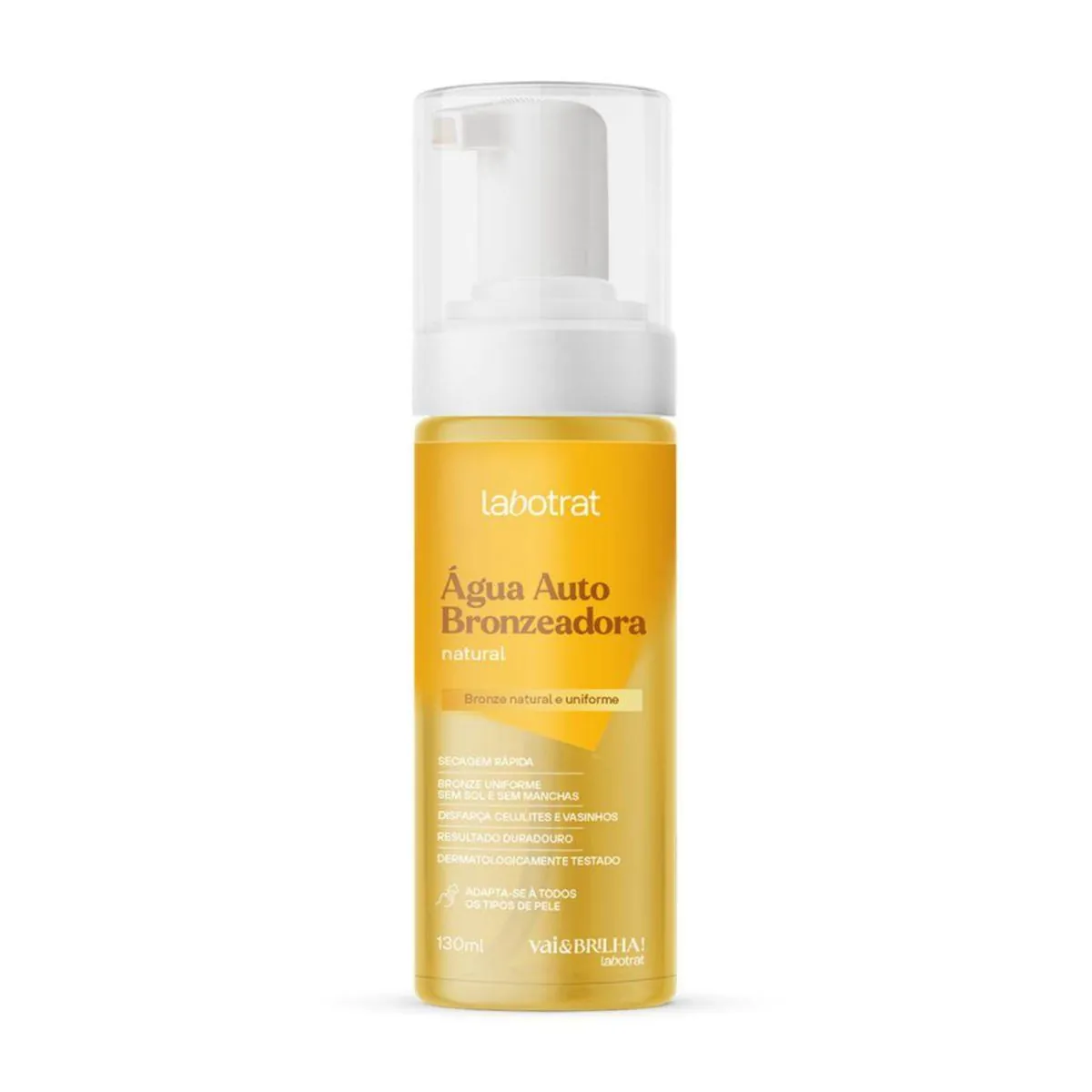 Agua Autobronzeadora Natural Labotrat Vai E Brilha 130ml
