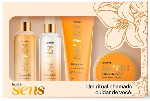 Kit Labotrat Sens Flor De Ameixa E Baunilha C/4un