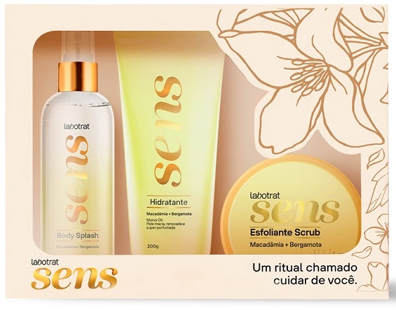 Kit Sens C/ 3 Itens Macadamia E Bergamota