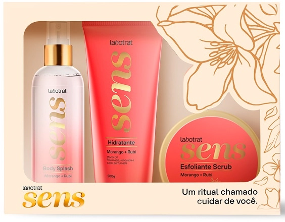 Kit Labotrat Sens Morango E Rubi C/3un