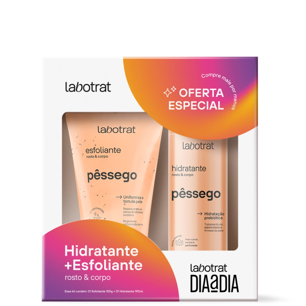 Kit Labotrat Dia A Dia Pessego C/2un