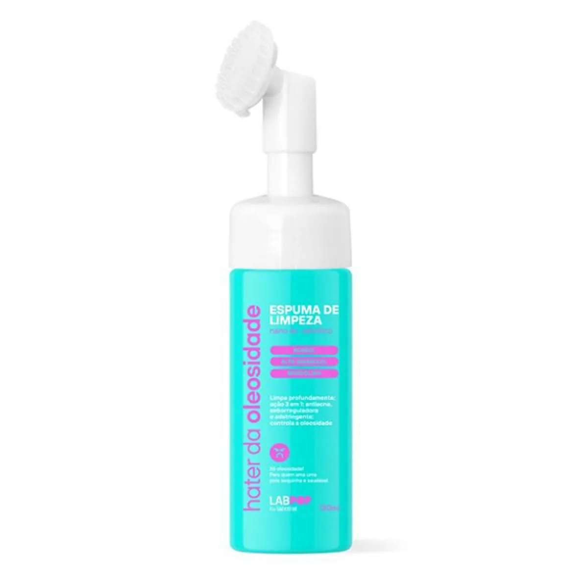 Espuma De Limpeza Facial Labotrat Labpop 130ml Hater Da Oleosidade
