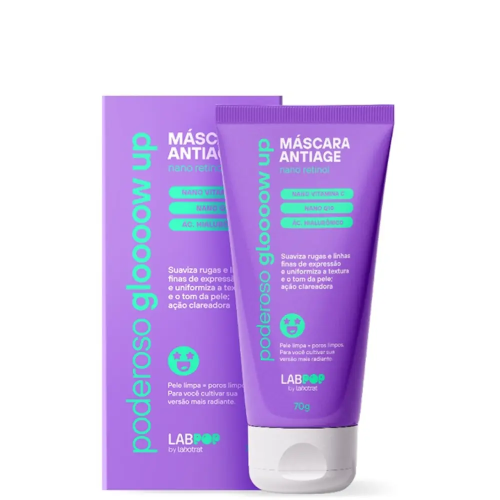 Masc Facial Antiage Labotrat Labpop 70g Gloooow Up