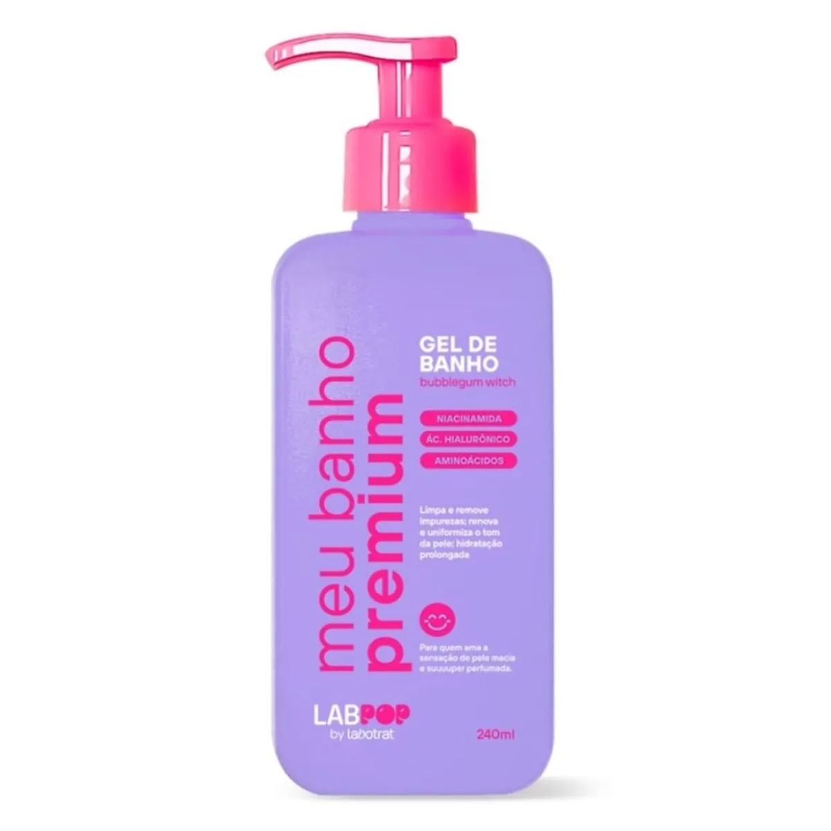 Gel De Banho Bubblegum Witch Labotrat Labpop 240ml Meu Banho Premium