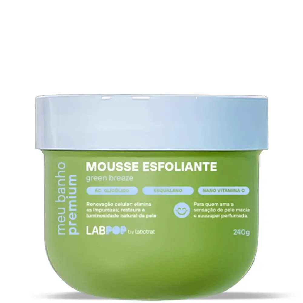 Mousse Esf Green Breeze Labotrat Labpop 240g Meu Banho Premium