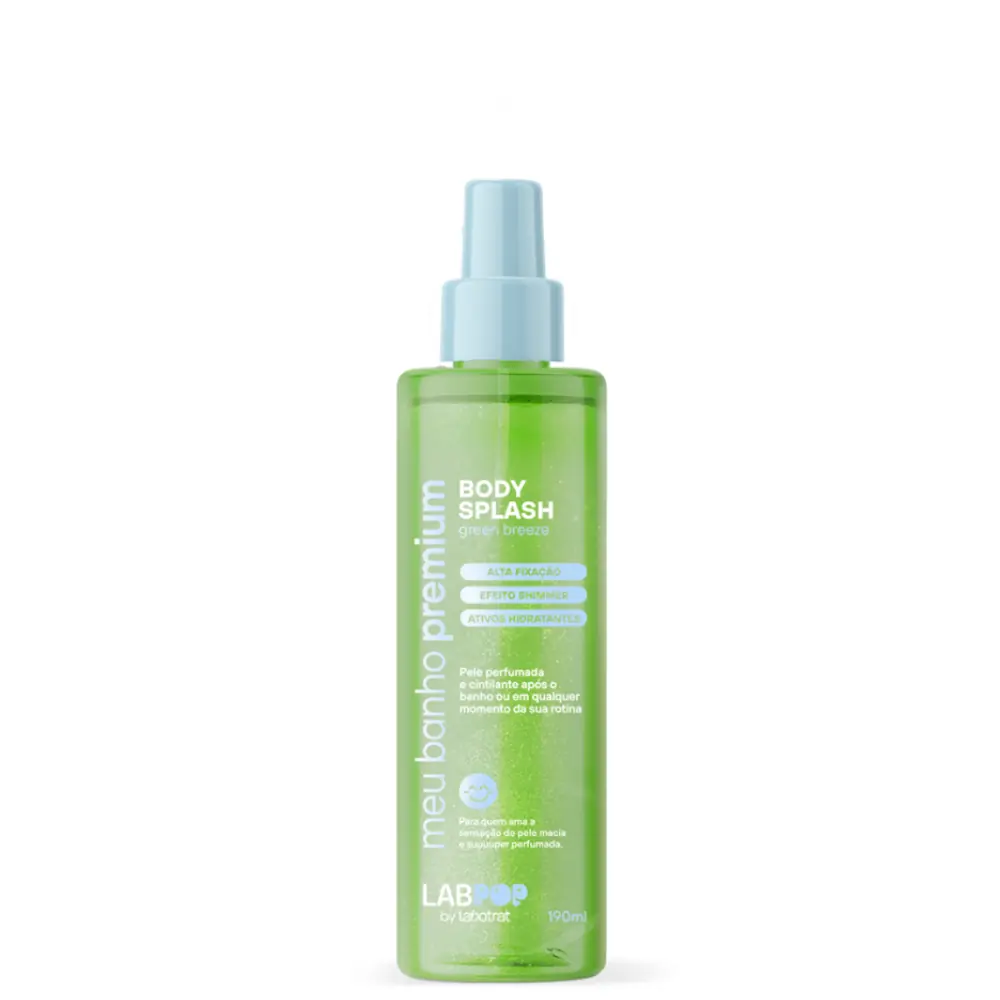 Body Splash Green Breeze Labotrat Labpop 190ml Meu Banho Premium