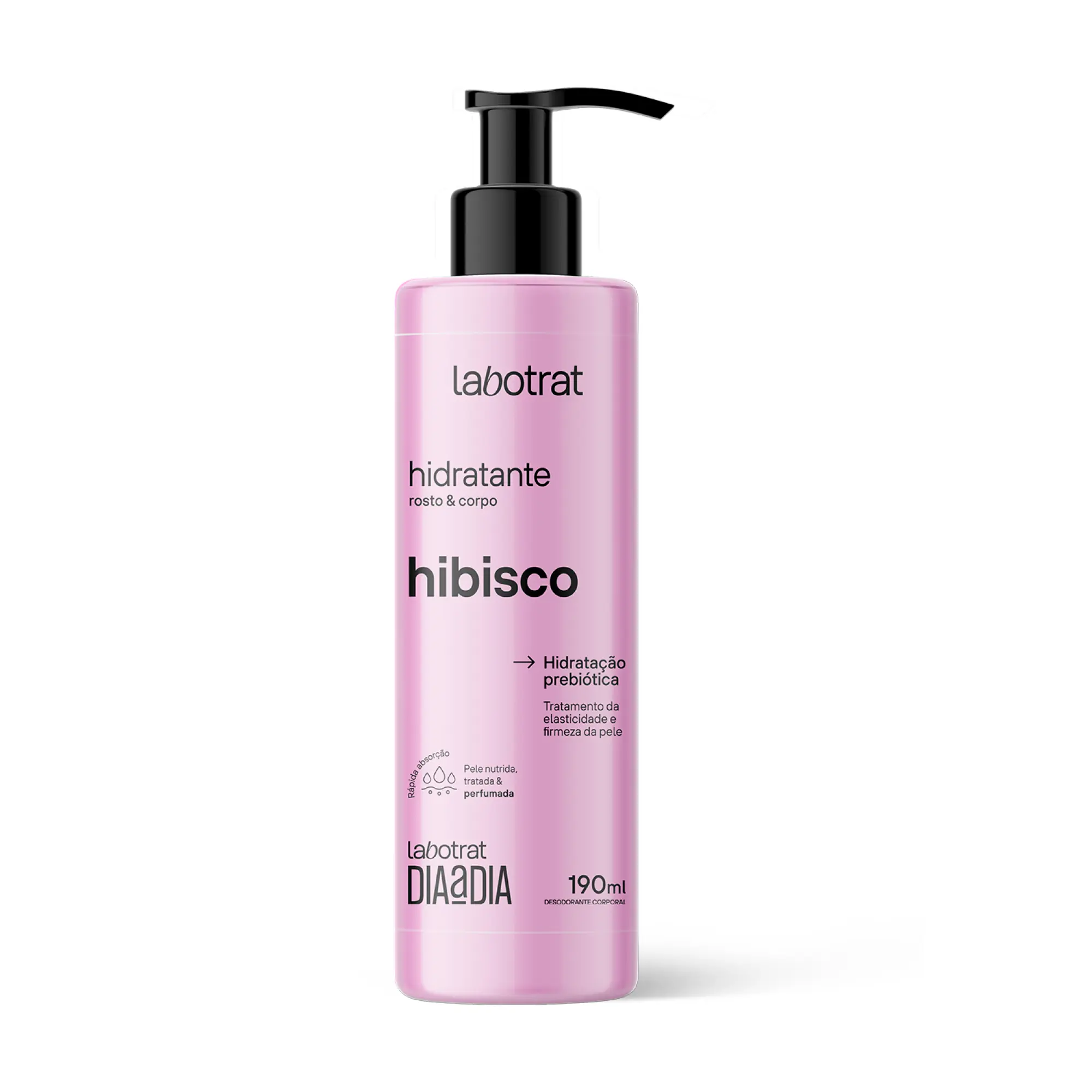 Hidr Rosto/corpo Labotrat Dia A Dia 190ml Hibisco