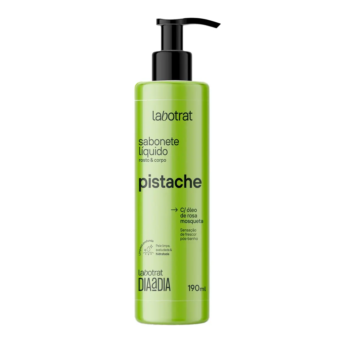 Sabonete Liquido Labotrat Rosto E Corpo Pistache Dia A Dia 190ml