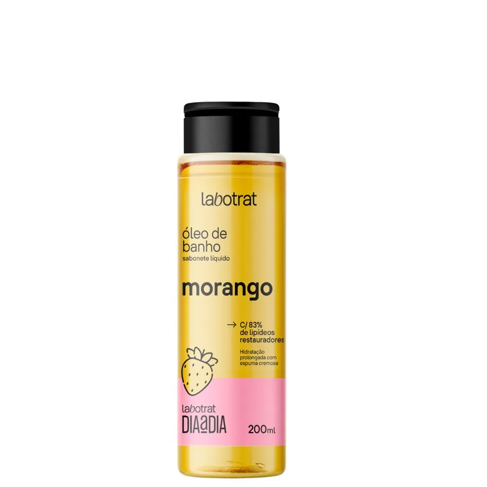 Sabonete Liquido Labotrat Oleo De Banho Dia A Dia Morango 200ml