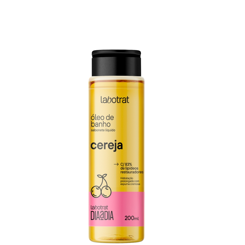 Sabonete Liquido Labotrat Oleo De Banho Dia A Dia Cereja 200ml