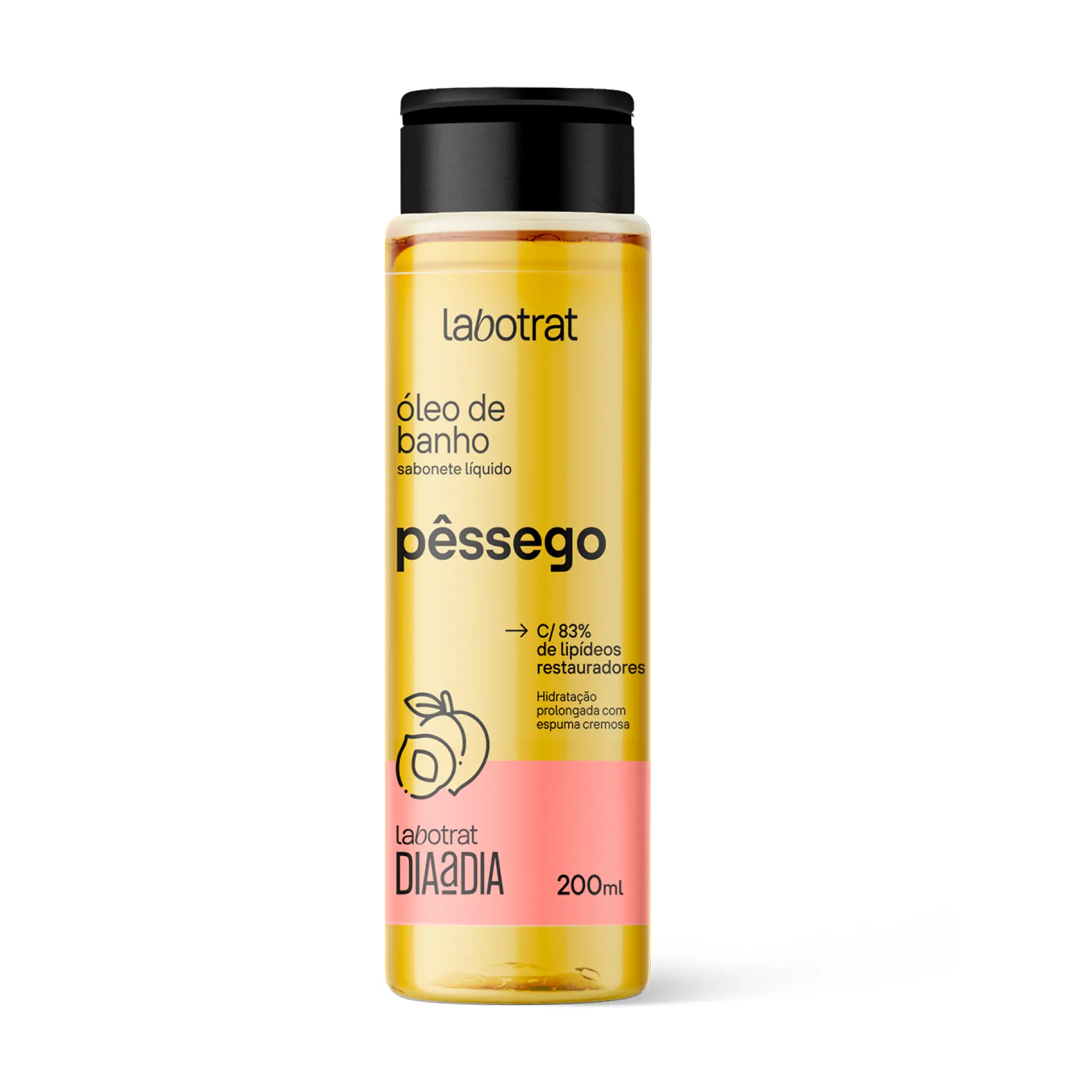 Sabonete Liquido Labotrat Oleo De Banho Dia A Dia Pessego 200ml
