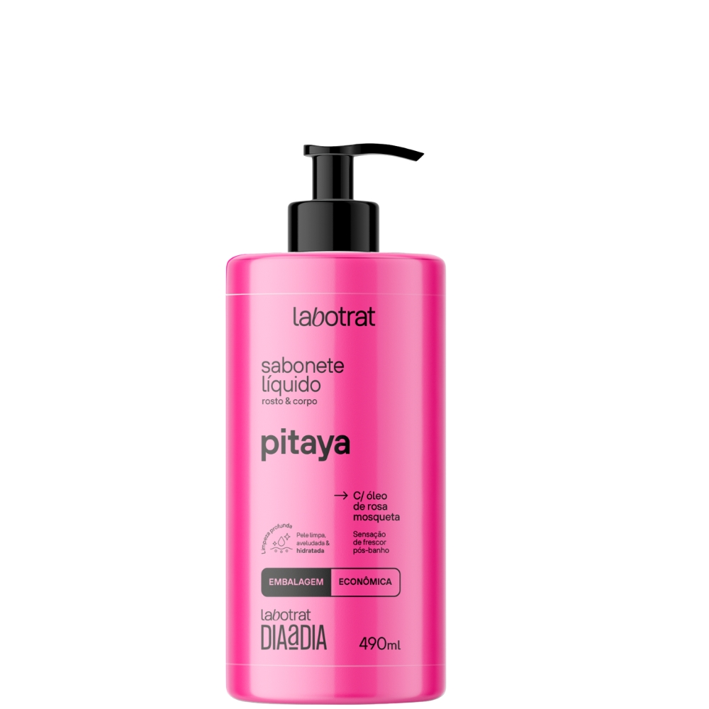 Sabonete Liquido Labotrat Rosto E Corpo Pitaya Dia A Dia 490ml
