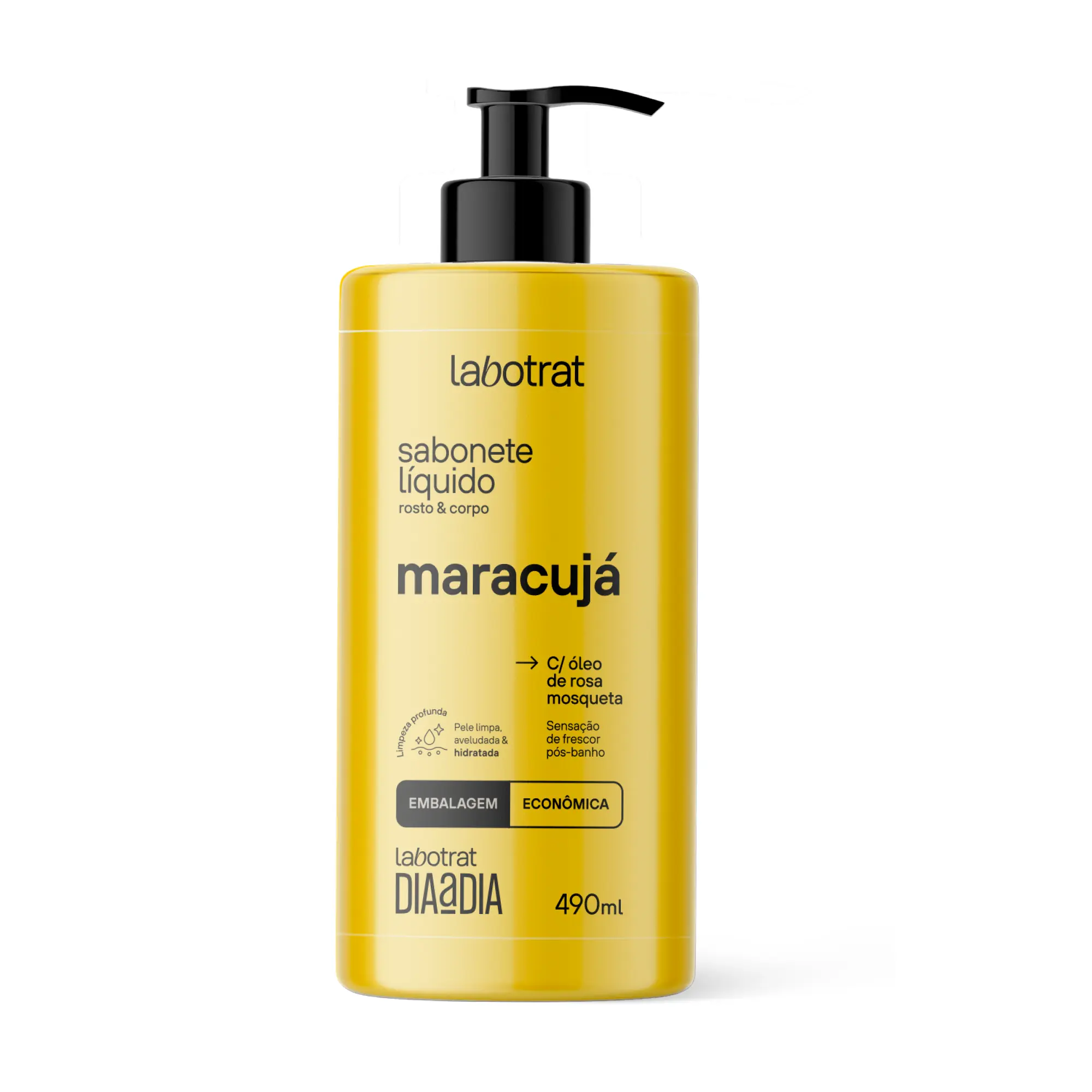 Sabonete Liquido Labotrat Rosto E Corpo Maracuja Dia A Dia 490ml