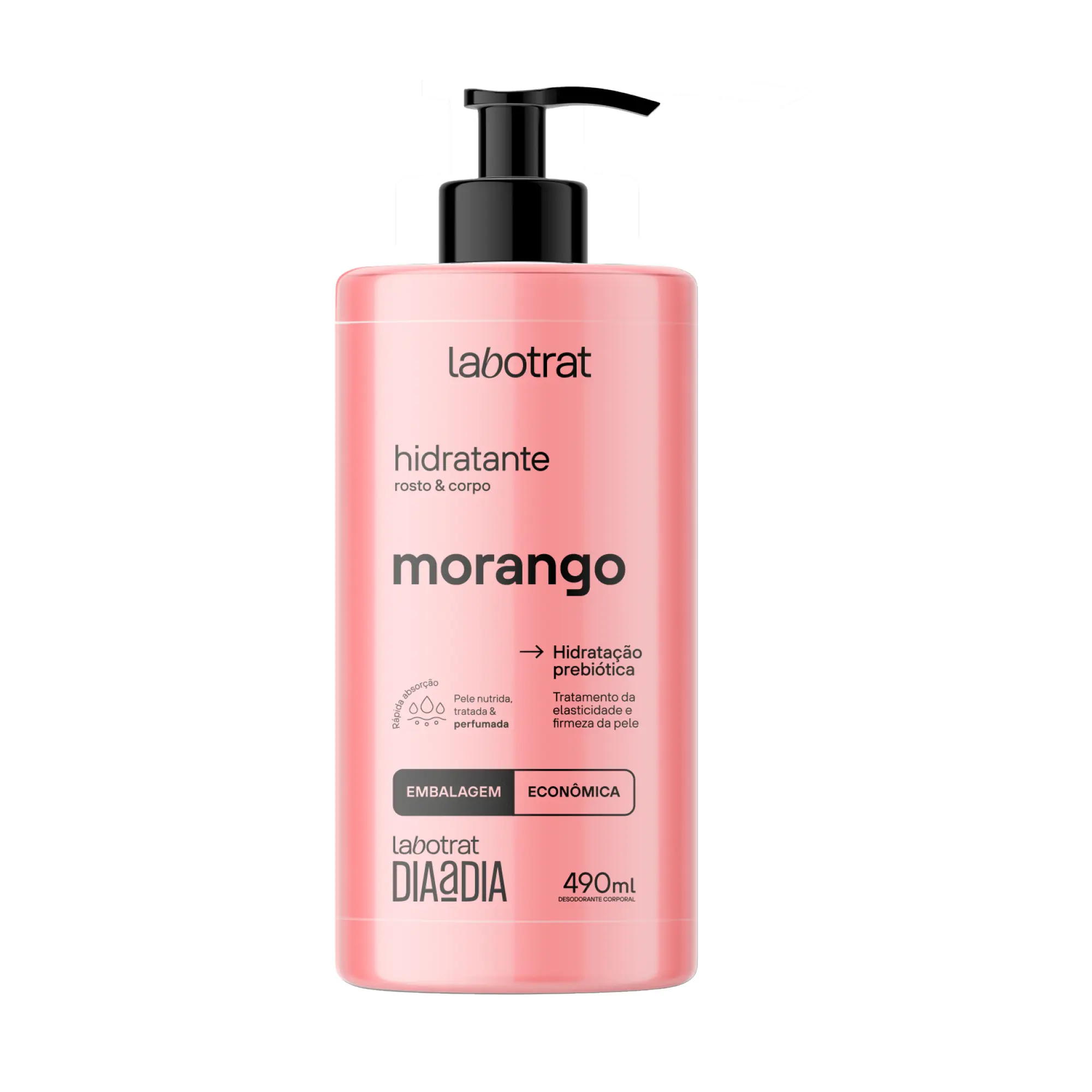 Hidratante Corporal Creme Labotrat Dia A Dia Morango 490ml