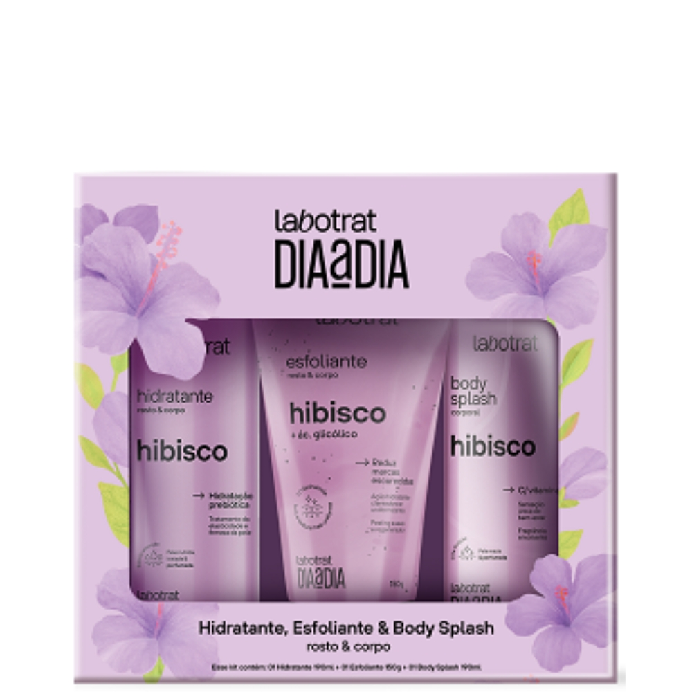 Pack Labotrat Dia A Dia Esf/hidr/body Splash Hibisco