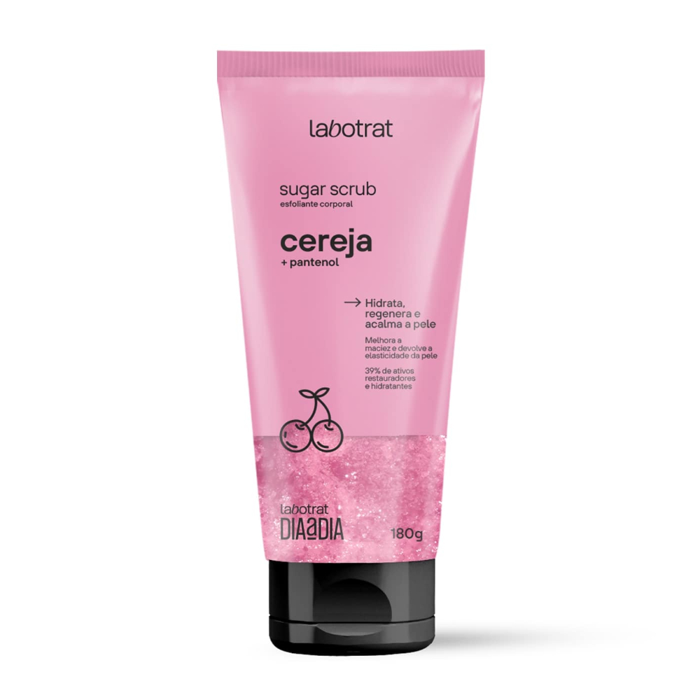 Esfoliante Corporal Labotrat Sugar Scrub Cereja 180g