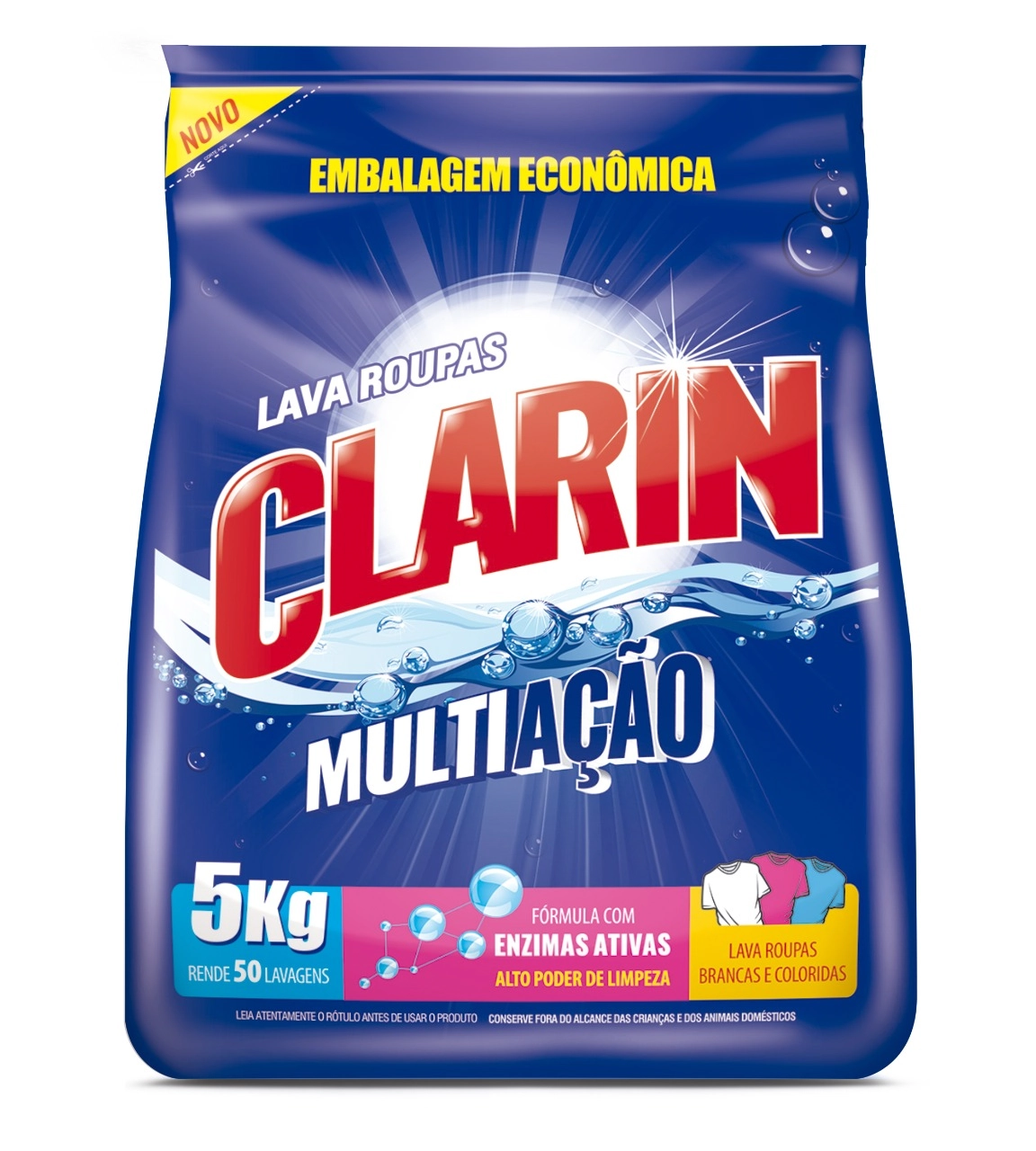 Lava Roupas Po Clarin 5kg