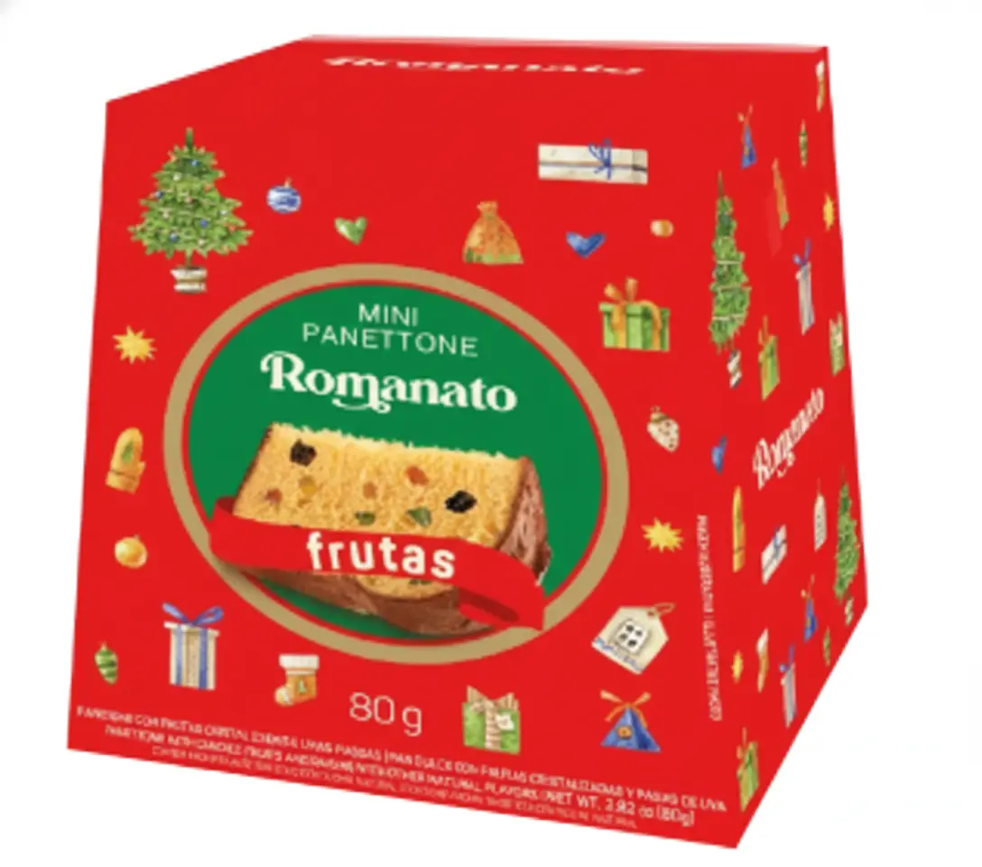 Panetone Romanato Mini Frutas 80g
