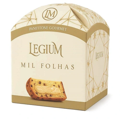 Panettone Gourmet Legium 500g Trufado Mil Folhas