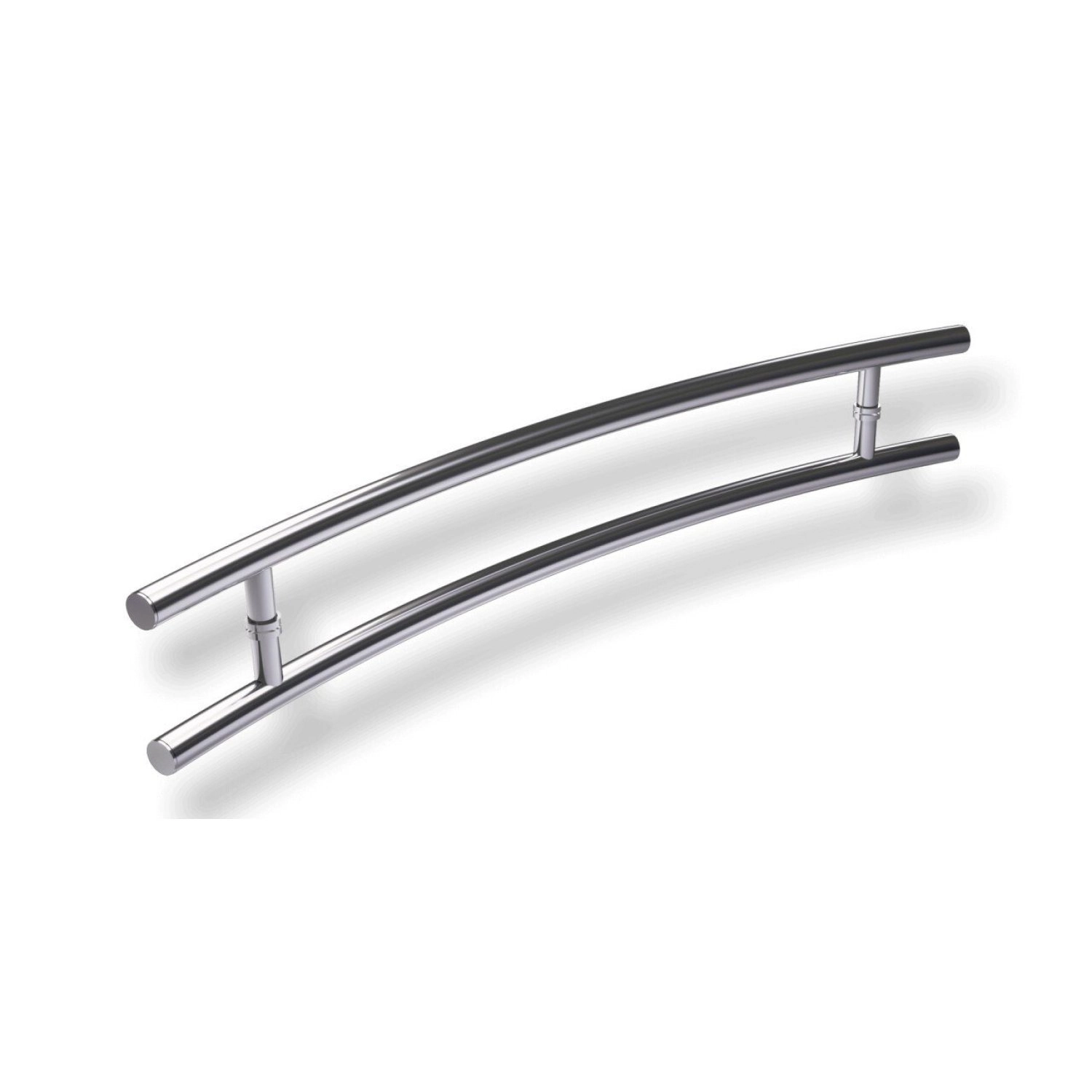 Puxador De Porta Athenas 40x2,6cm Brimak Branca
