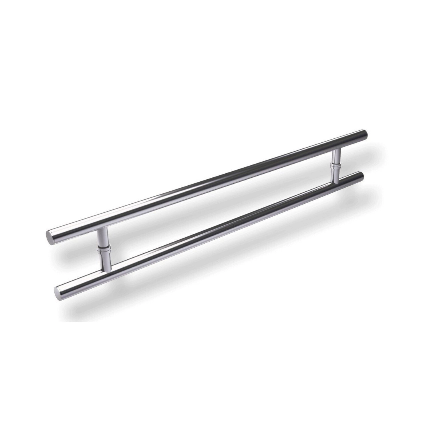 Puxador De Porta Londres 60x2,6cm Brimak Branca