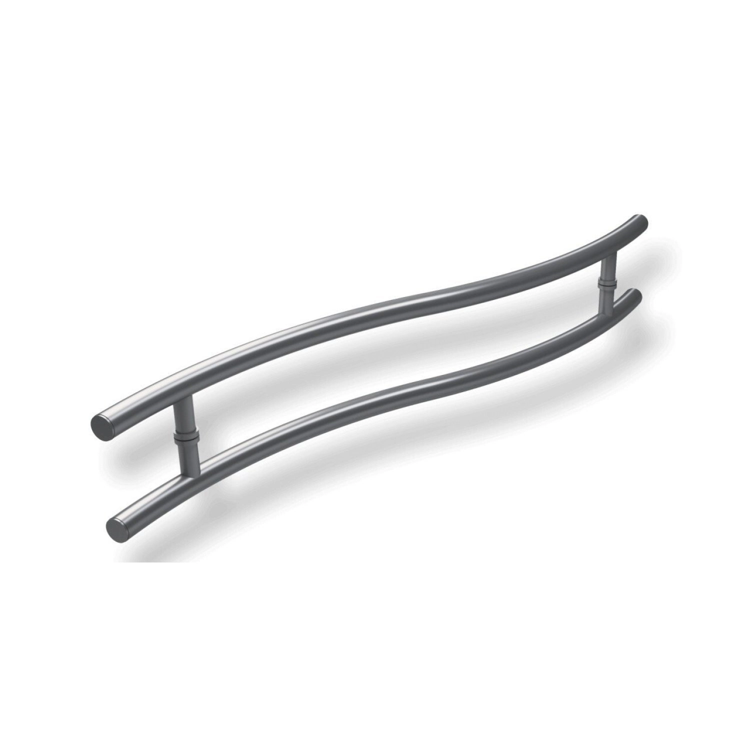 Puxador De Porta Sydney 60x2,6cm Brimak Branca