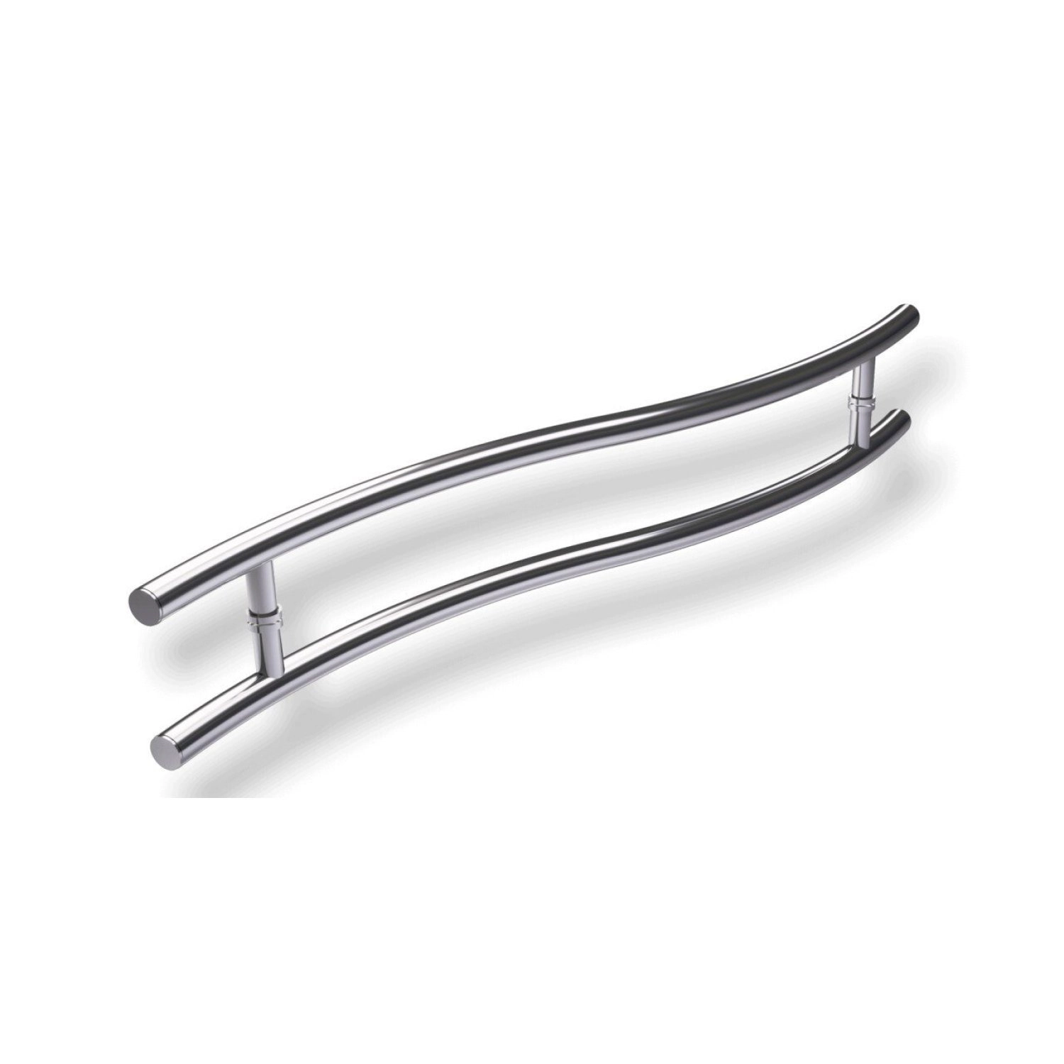 Puxador De Porta Sydney 60x2,6cm Brimak Branco