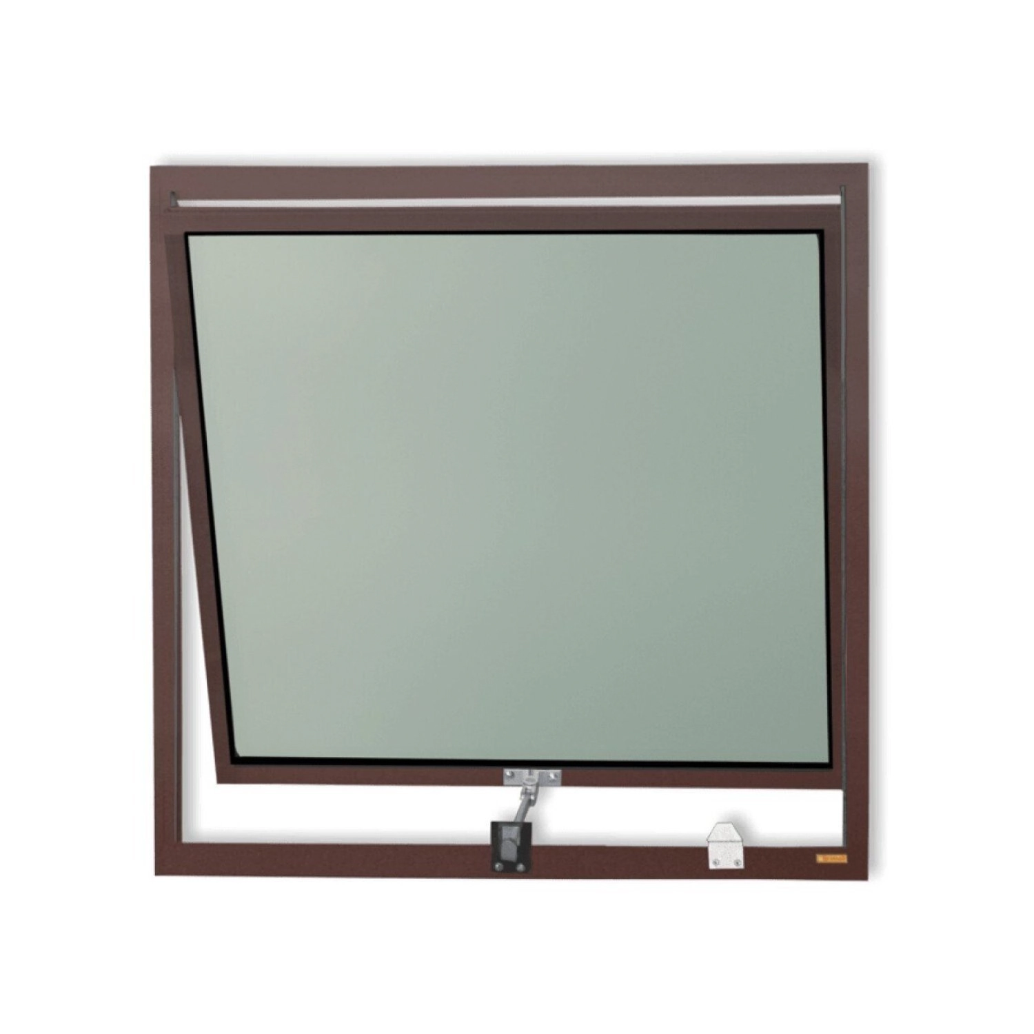 Janela De Alumínio Maxim-ar 60x80cm Vidro Mini Boreal Plus Brimak Corten
