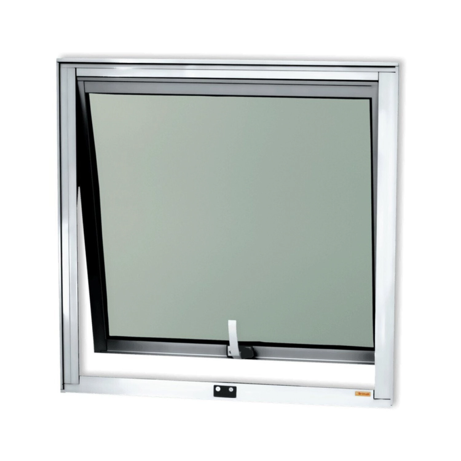 Janela De Alumínio Maxim-ar 60x80cm Vidro Mini Boreal Confort Brimak Brilhante