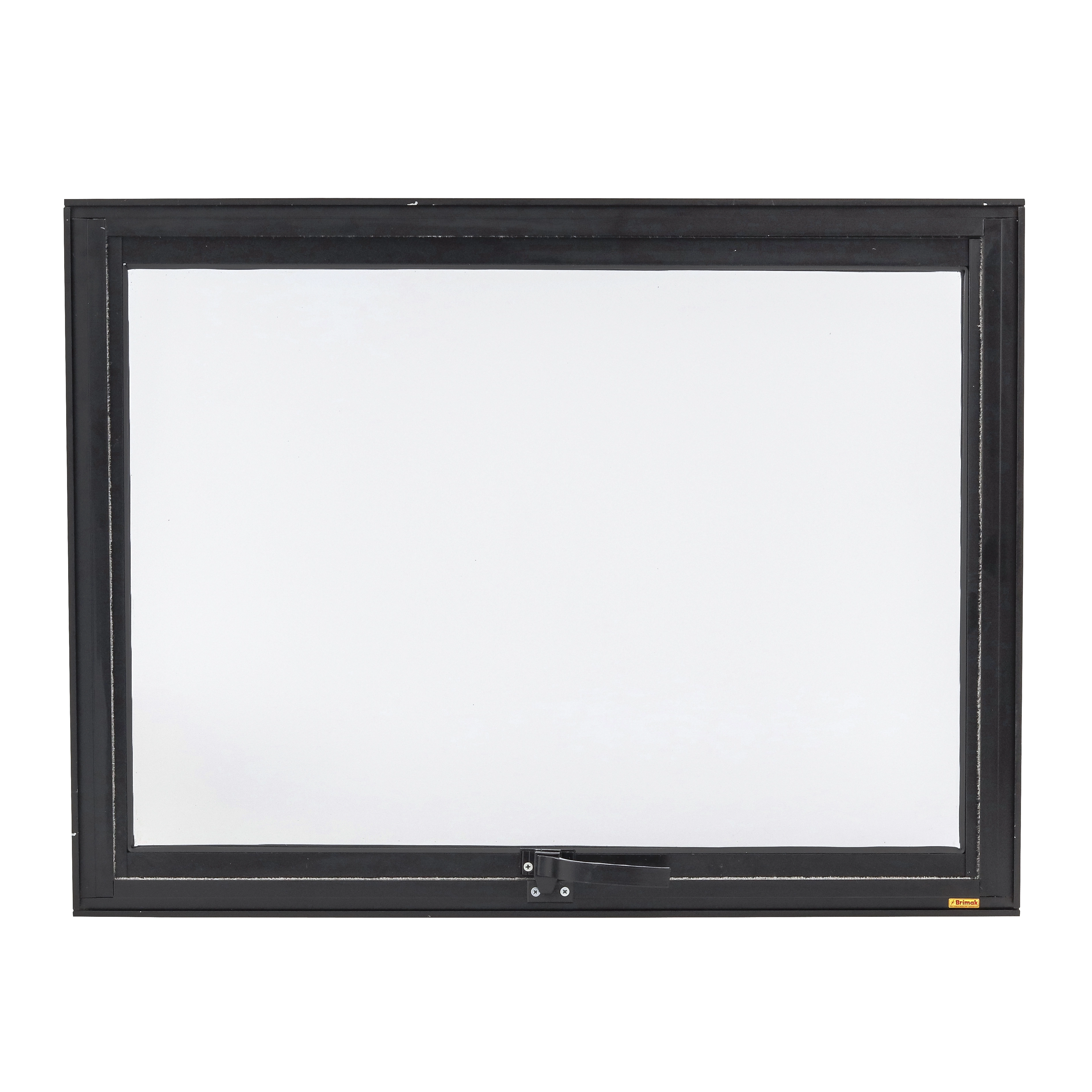 Janela de Alumínio Maxim-ar 60x80cm com Vidro Mini Boreal Confort Brimak Preta