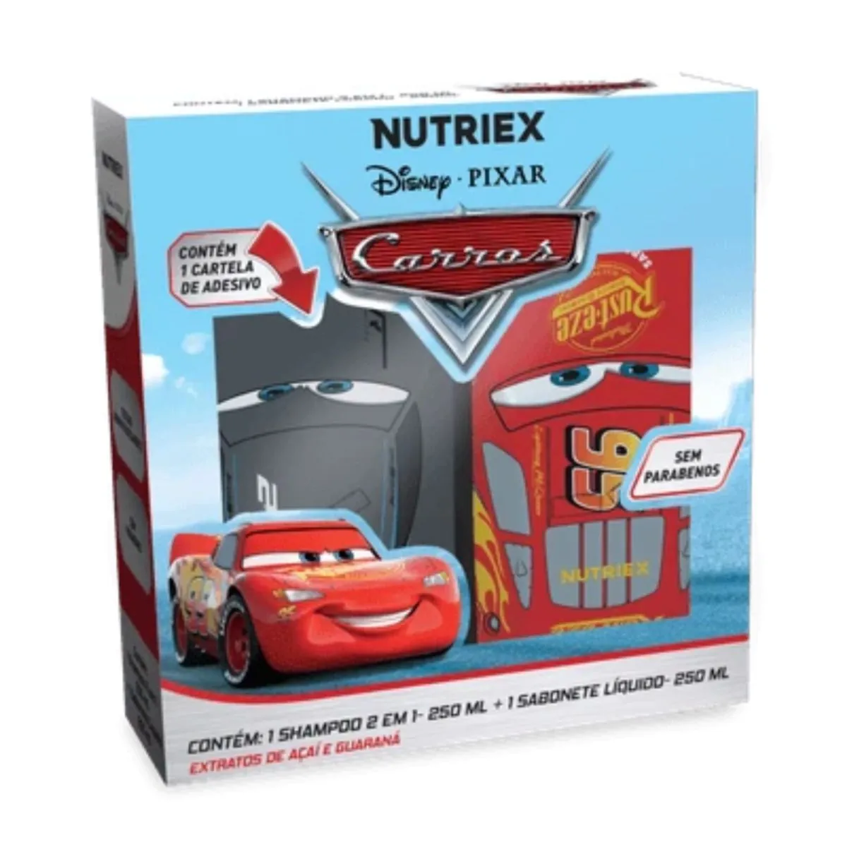 Kit Nutriex Carros Sh 250ml Cond 230ml